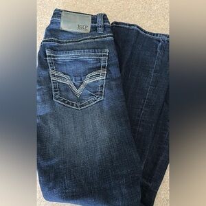 BKE Dark Blue Bootcut Jeans 26x30